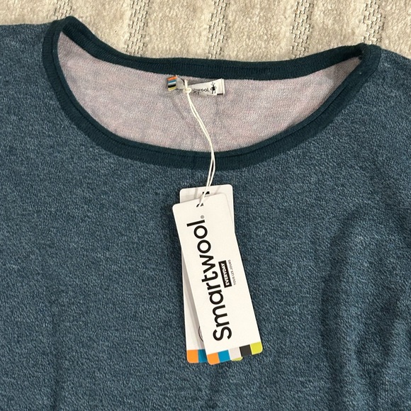 NWT Smartwool Women's Shadow Pine Colorblock Sweater - XL - Picture 5 of 11